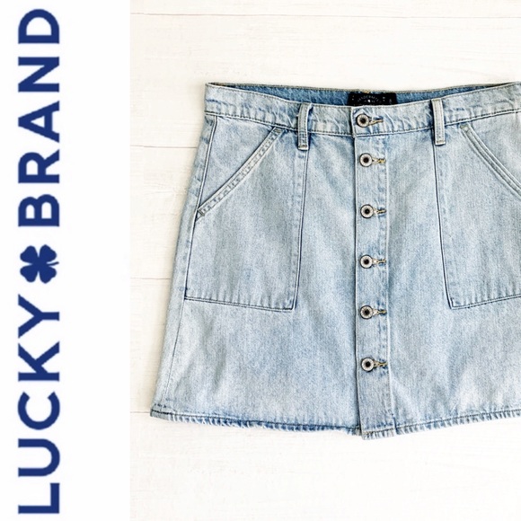lucky brand denim skirt